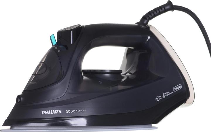Image du produit Philips 3000 Series DST3041 / 80 Fer à vapeur Plaque céramique 2600 W Noir (2600 W, 200 g/min)