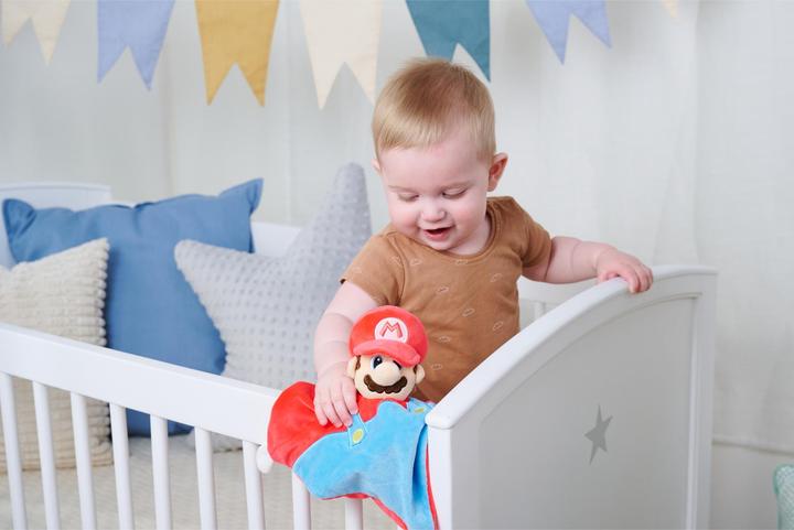 Actual product image Simba SuMa Mario cuddle cloth with rattle