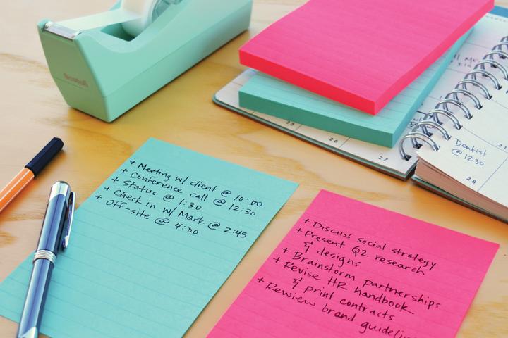 Actual product image Post-it Super Sticky (102 x 152 mm)