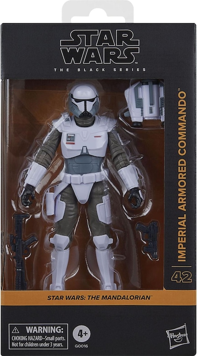 Actual product image Hasbro Star Wars: The Mandalorian Black Series Imperial Armoured Commando