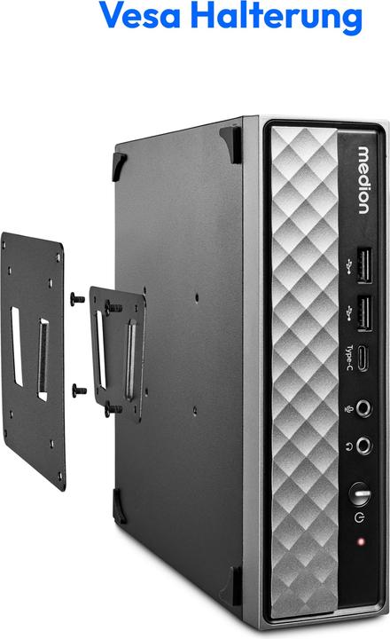 Actual product image HP MEDION S20 (MD35428) i5-12400T 16GB/512GB SSD Win11 (Intel Core i5-12400T, 16 GB, 512 GB)