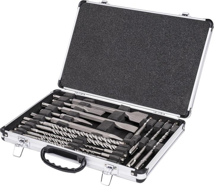 Image du produit Stier Jeu de forets et de burins SDS-Plus, 17 pièces (6 mm, 8 mm, 10 mm, 12 mm)