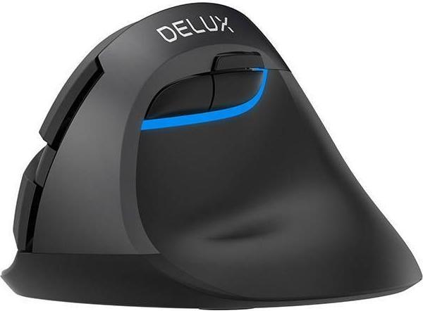 Produktbild Delux Wireless Vertical Mouse M618Mini DB BT+2.4G 2400DPI (black) (Kabellos)