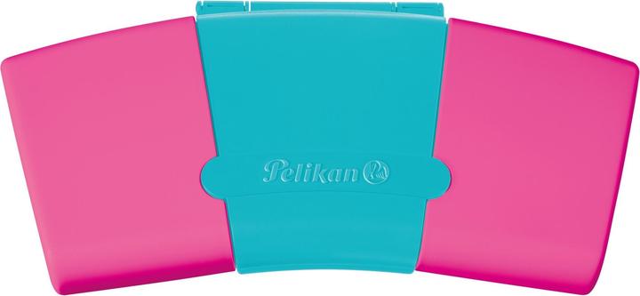 Image du produit Pelikan Couleurs fluorescentes Coffret d'encre opaque 12 couleurs, turquoise et rose (Turquoise, Pink, 12 ml)