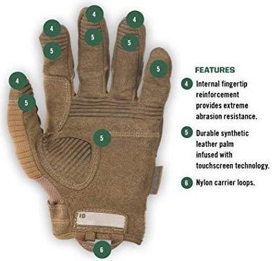 Image du produit Mechanix Wear Gants Mechanix M-Pact® 3 Coyote size 12 / XXL. Velcro, TrekDry®, faux cuir, palm, teeth, armorte (12, XXL)