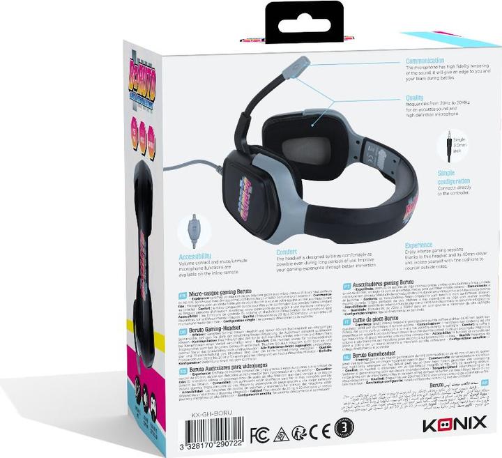 Actual product image Konix BorutoGaming Headset (Cable)