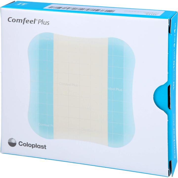 Produktbild Coloplast Comfeel Plus Flexibel Hydrokolloidverband 10x10cm, 10 St VER