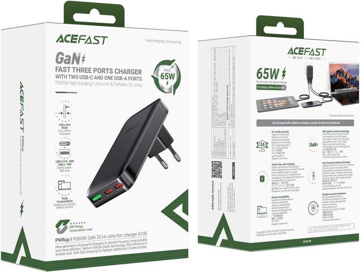 Actual product image Acefast A100 (65 W)