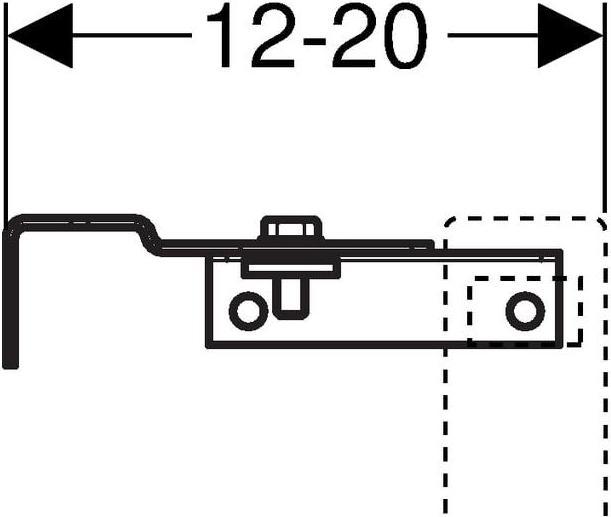 Produktbild Geberit DUOFIX mounting kit