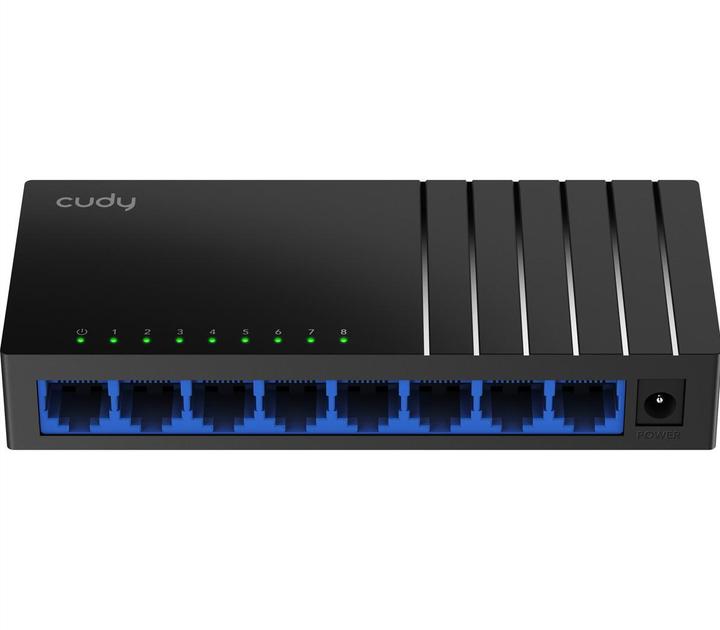 Productafbeelding Cudy GS108D netwerkswitch Gigabit Ethernet (10/100/1000) Zwart (8 ports)
