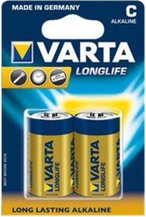 Produktbild Varta VAR Longlife C 2er Blister (2 Stk., C, R14, 7600 mAh)