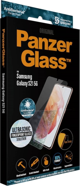 Actual product image PanzerGlass Case Friendly (1 Piece, Samsung Galaxy S21 5G)