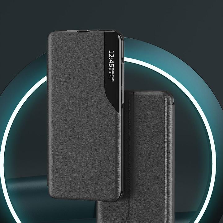 Actual product image ECO Galaxy S23 with flip stand Leather View Case (Samsung Galaxy S23)