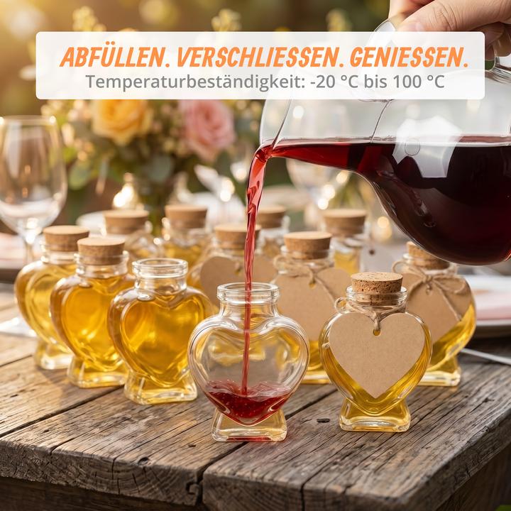 Produktbild Relaxdays 12x Glasflaschen-Set (12 Stk., 0.09 l)
