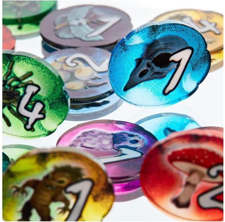Produktbild E-Raptor Token und Marker: Quacksalber von Quedlinburg + Expansions Token Set (GB)