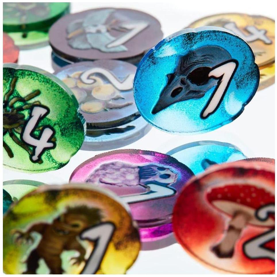 E-Raptor Token und Marker: Quacksalber von Quedlinburg + Expansions Token Set (GB)