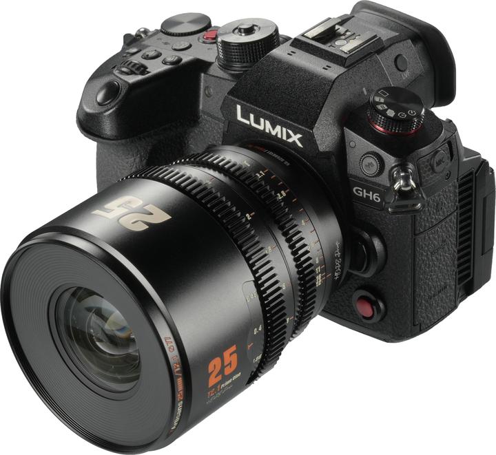 Produktbild 7artisans Festbrennweite 25mm T/2.1 – MFT