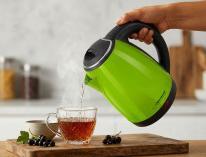 Actual product image Esperanza EKK113G Wasserkocher 1 8 l 1800 W Schwarz Grün (1.80 l)