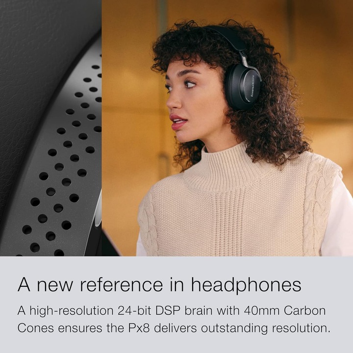 Image du produit Bowers & Wilkins PX8 (ANC, 30 h, Sans fil, Filaire)