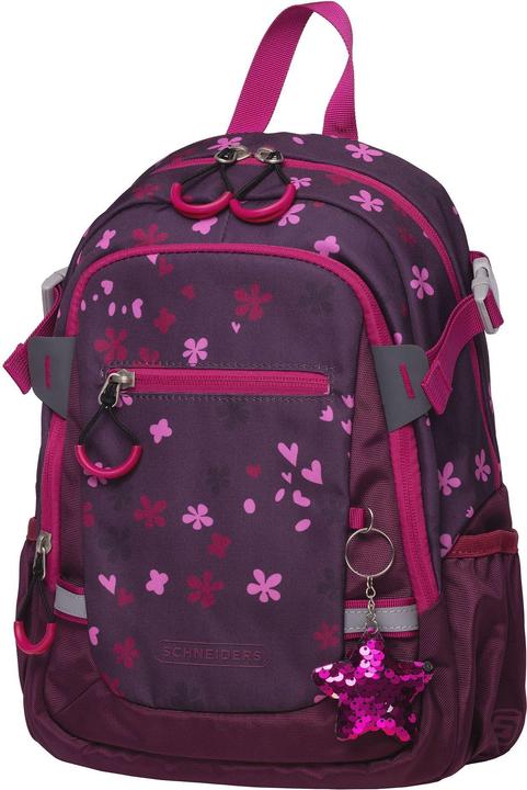 Schneiders Sac à dos pour enfants Berry Blossom dark red (11 l)