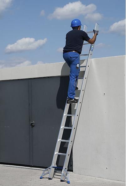 Immagine prodotto Krause Scala scorrevole professionale STABILO + S, combinazione gradini / pioli, 2 x 9 (Scala singola, 270 cm)