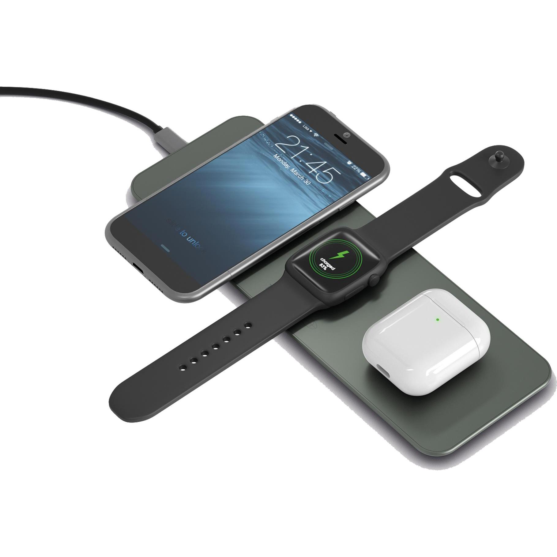 Terratec ChargeAIR All (10 W), Wireless Charger, Grau