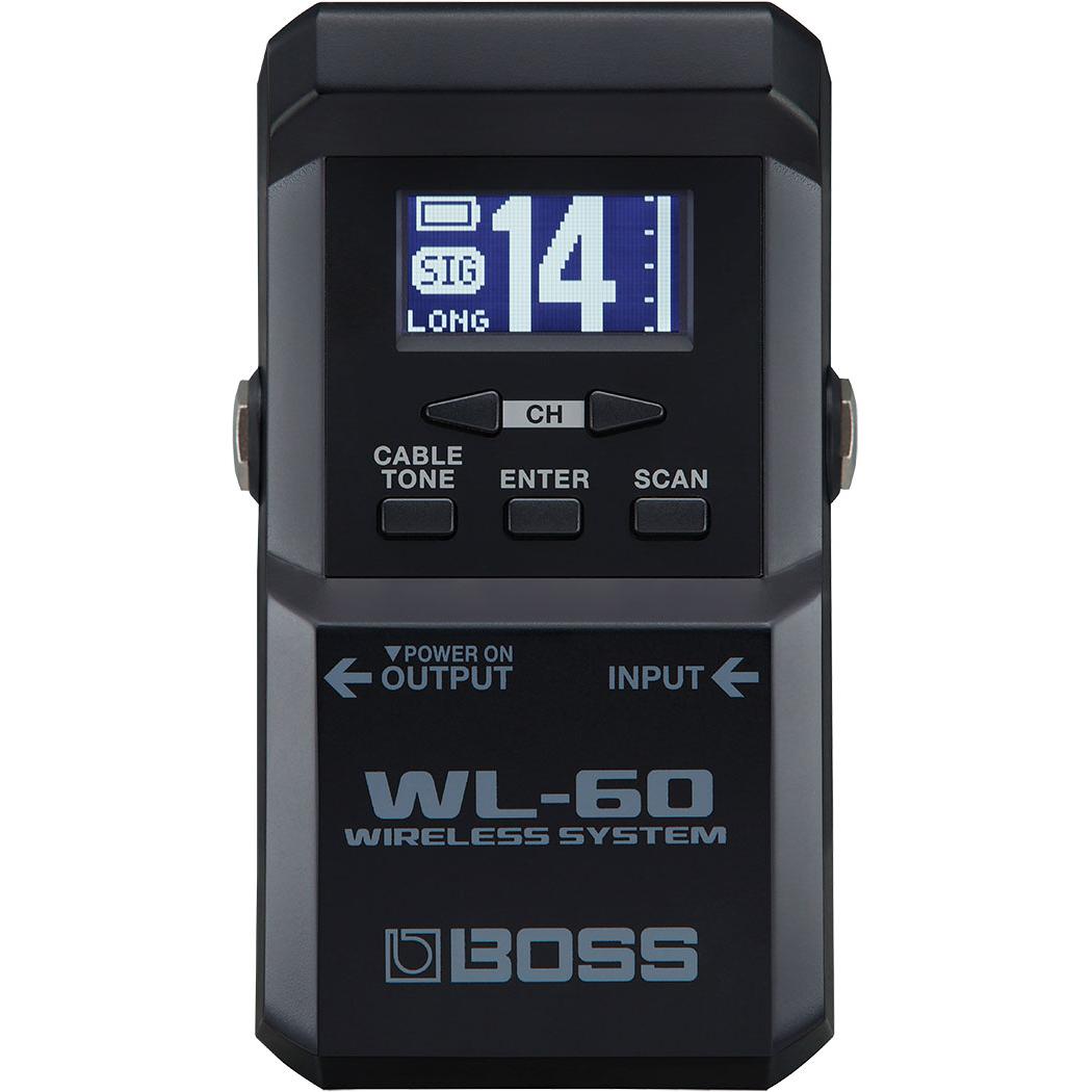 BOSS (Electronics) WL-60 Wireless System (Wireless System), Zubehör Instrumente, Schwarz