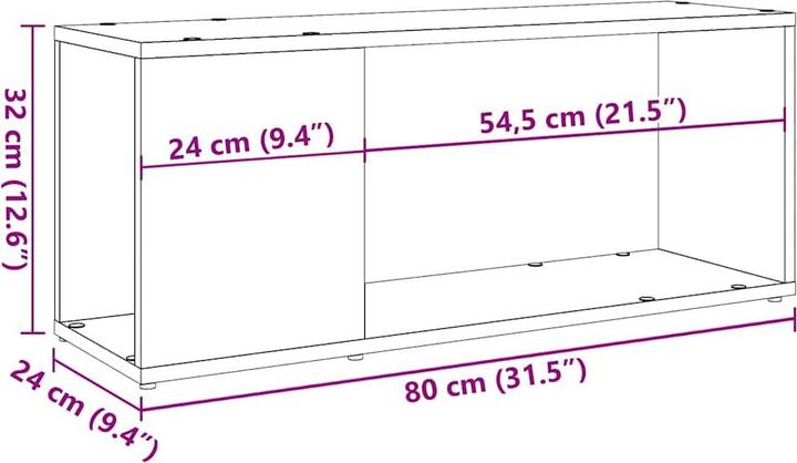 Immagine prodotto vidaXL TV-Schrank (80 x 24 x 32 cm)