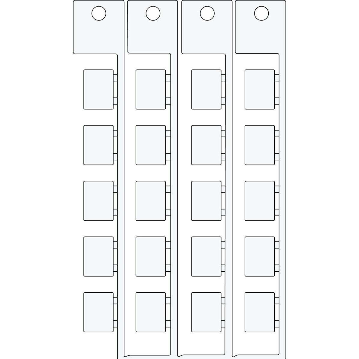 Brady, Etichette, TAG 9X12 LUMBERG, etichettatura componenti LU, 9 x 12 (380 rimorchi)
