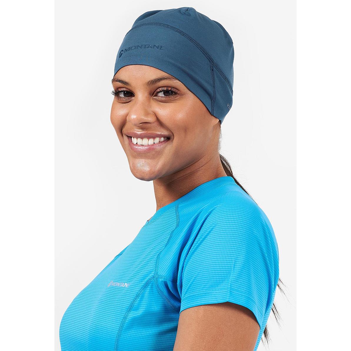 Thumbnail - Montane, Herren, Mütze, Via Stretch Beanie, Blau, (One Size)