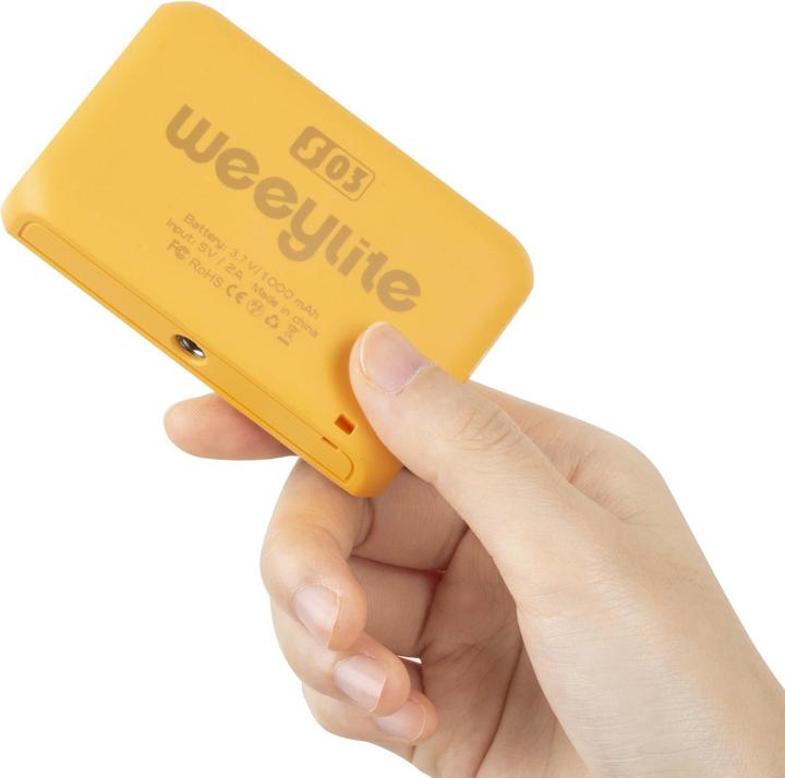 Produktbild Weeylite S03 portable pocket RGB Light Grau