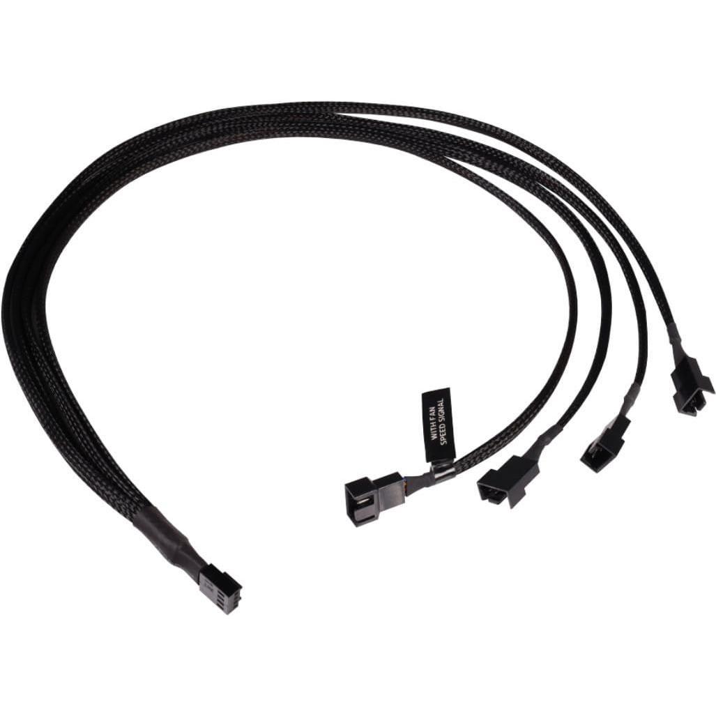 Alphacool LK Y-Splitter 4-Pin auf 4x 4-Pin PWM 60cm, Modding Beleuchtung