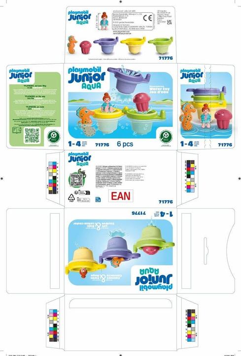 Productafbeelding Playmobil JUNIOR AQUA: Drijvende beker met waterpret