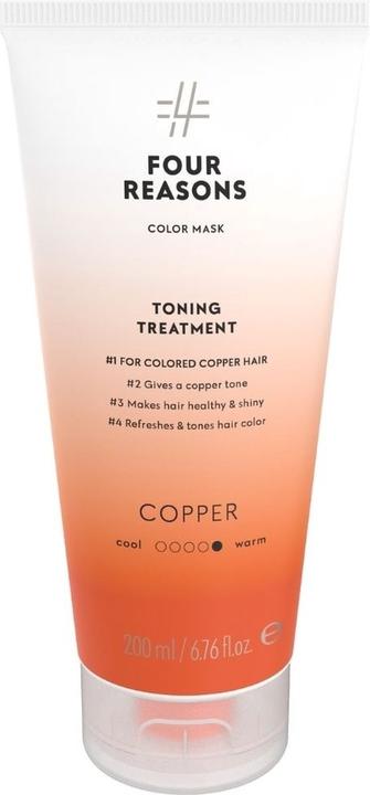 Four Reasons Color Mask Copper Toning Treatment Color Depositing Conditioner 6.76 fl oz (200 ml)