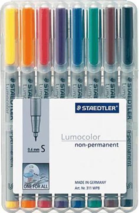 Staedtler Lumocolor (Mehrfarbig, 0.40 mm, 8 x)