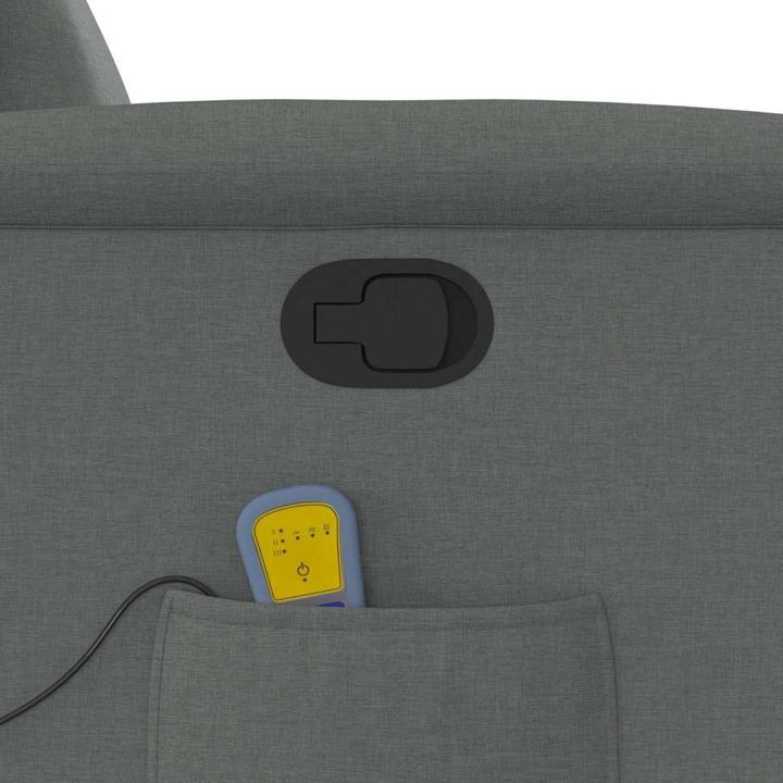 Produktbild vidaXL Massagesessel Dunkelgrau Stoff