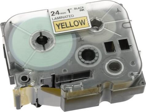 Actual product image Brother Tze-651 (2.40 cm, Black, Yellow)