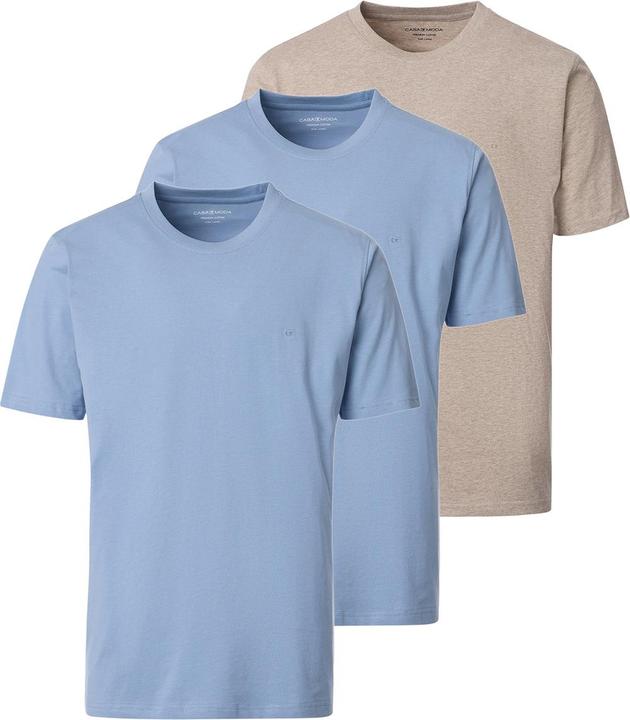 Produktbild Casamoda 3er Pack Basic T-Shirt (XXL)