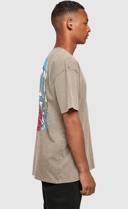 Produktbild Merchcode Random Life Acid Washed Heavy Oversized Tee - 112665 (XXL)