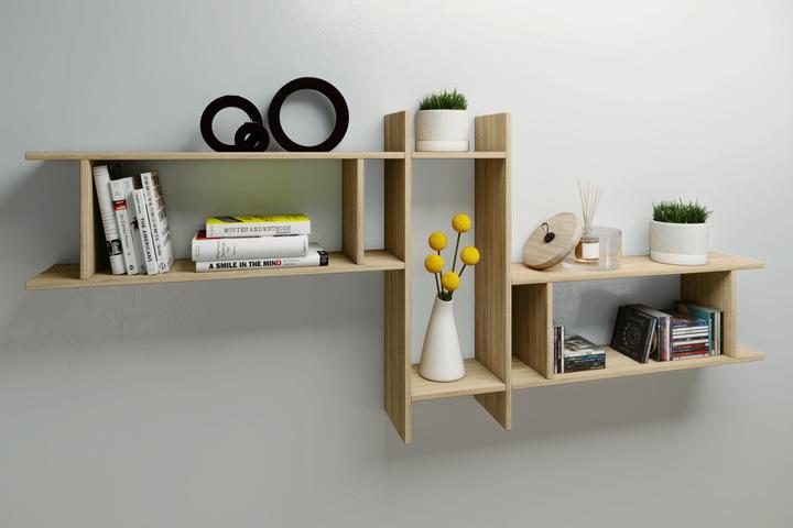 Actual product image VCM Wood wall shelf Sirola Maxi (188 x 20 x 80 cm)