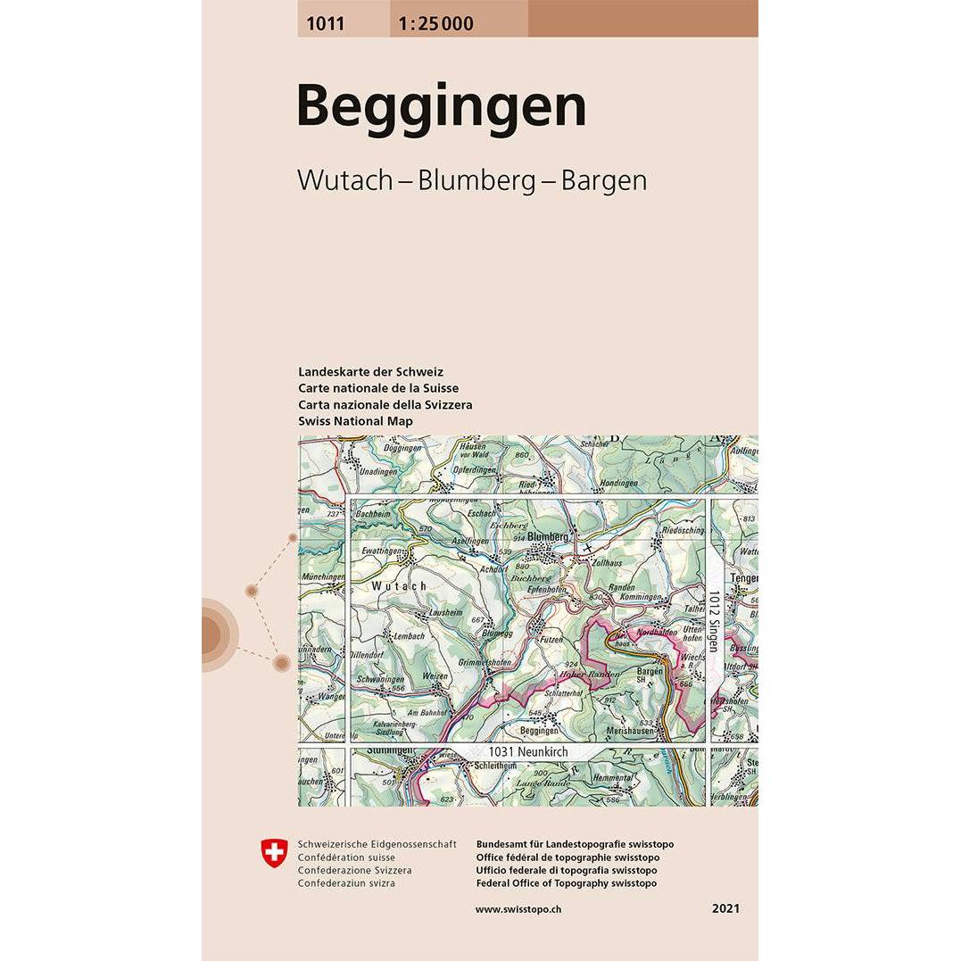 Bundesa.Landest.swisst.1011 Beggingen, Landkarte