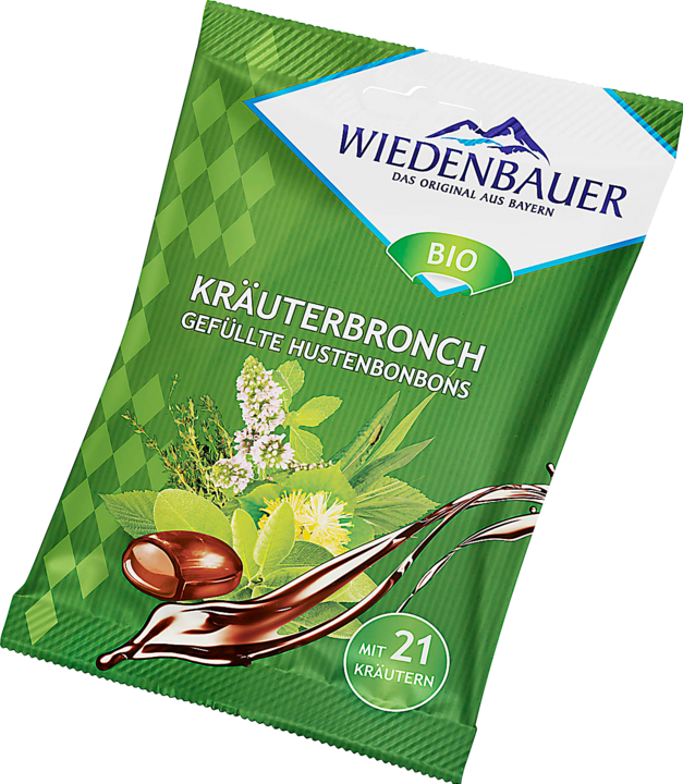 Immagine prodotto Wiedenbauer Bonbons organici Kräuterbronch 75g sacchetto (1 pz., 75 g)