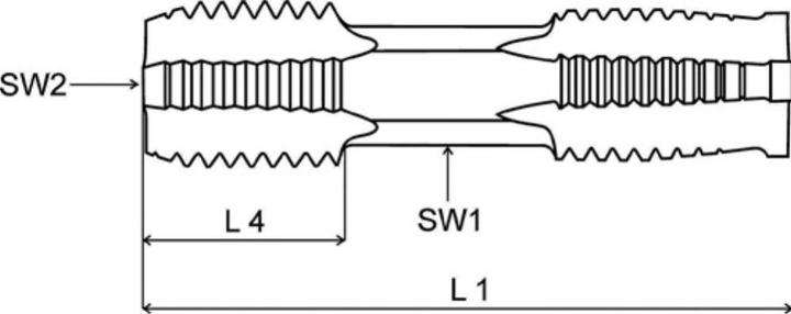 Actual product image Völkel Hand tap HexTap DS M14 HSSG ISO2 (6H)