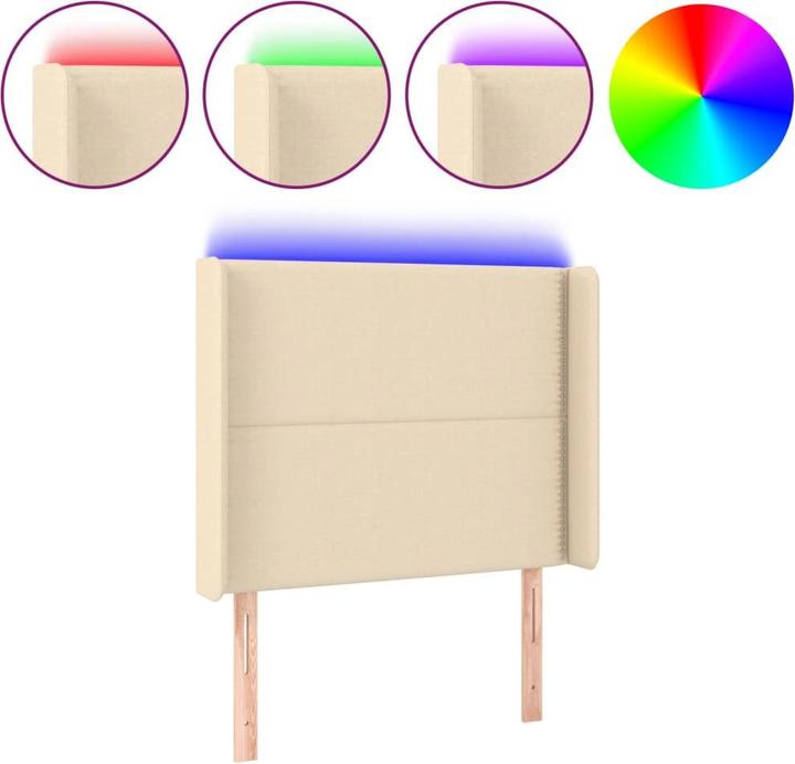 Produktbild vidaXL LED Kopfteil (103 x 16 x 128 cm)