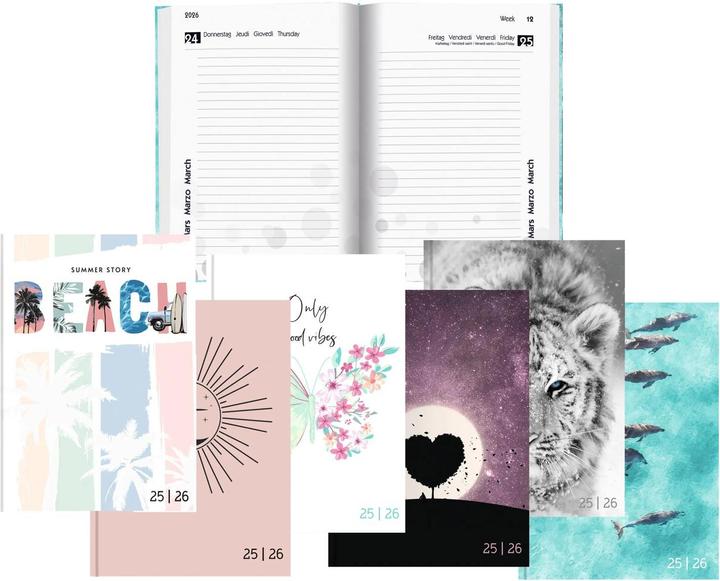 Immagine prodotto Biella Mydiary (12 x 16,5 cm, Tedesco, Italiano, Francese, Inglese)