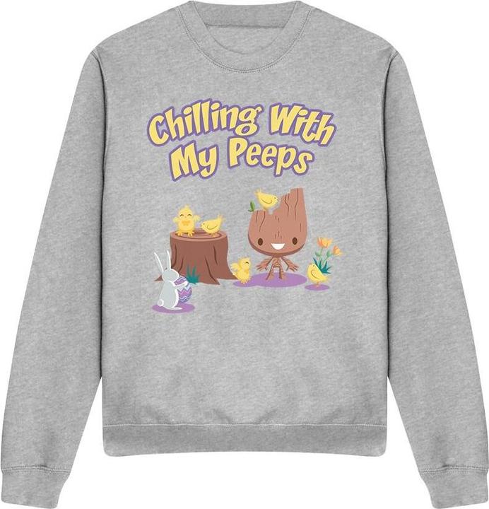 Immagine prodotto Guardians of the Galaxy Chilling With My Peeps Felpa Groot Adulto Unisex (M)