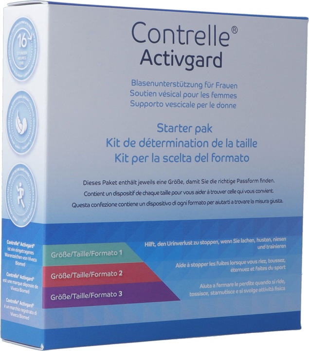 Actual product image Contrelle Activgard Pessar Starterpack assortiert 3 Stück (1 x)