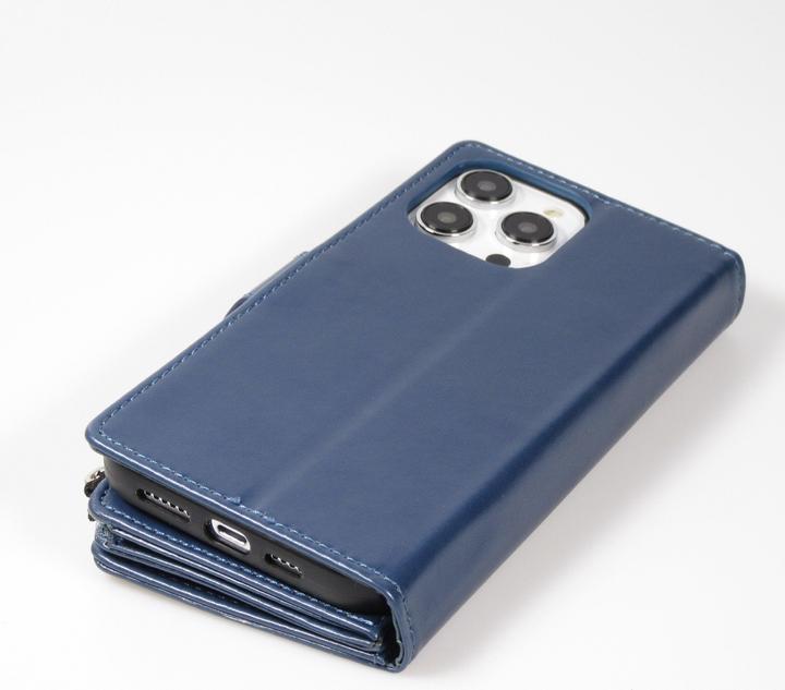 Produktbild PhoneLook Hülle Brieftaschen-Hülle luxuriös und raffiniert mit Magnet Verschluss & Münz- und Kartenfach (Apple iPhone 15 Pro)