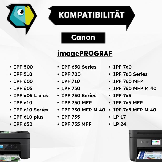 Produktbild Inkadoo Druckerpatronen kompatibel zu Canon 0894B001 / PFI-102MBK Tintenpatrone, schwarz Schwarz (BK)