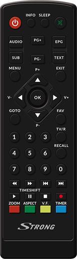 Actual product image Strong SRT 8222 set-top box TV Terrestrial Full HD Black (DVB-T2)